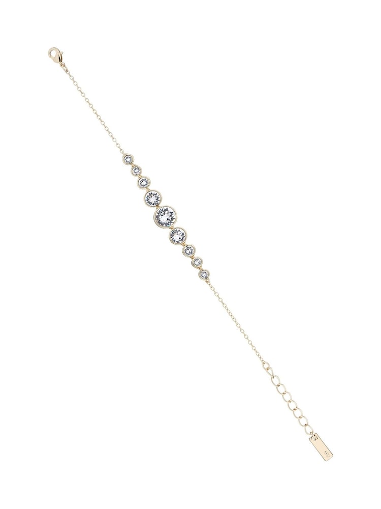 Karen Millen Gold Tone Crystal Flow Bracelet - Image 3 of 3