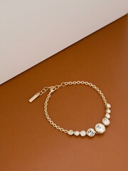 Karen Millen Gold Tone Crystal Flow Bracelet - Image 4 of 5