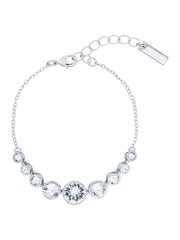 Karen Millen Silver Tone Crystal Flow Bracelet - Image 1 of 3
