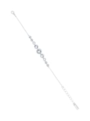 Karen Millen Silver Tone Crystal Flow Bracelet - Image 2 of 3