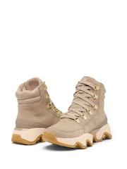 Sorel Women's Kinetic Impact Conquest Plus Waterproof Taupe Brown Boots - Image 6 of 10