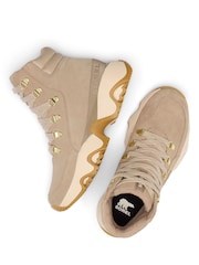 Sorel Women's Kinetic Impact Conquest Plus Waterproof Taupe Brown Boots - Image 8 of 10