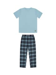 Lyle & Scott Blue Boys Danny Sleepwear Set - Image 1 of 6