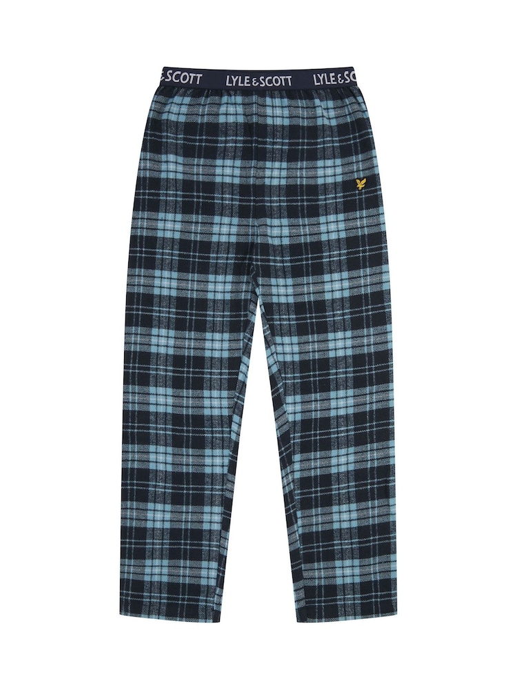 Lyle & Scott Blue Boys Danny Sleepwear Set - Image 2 of 6
