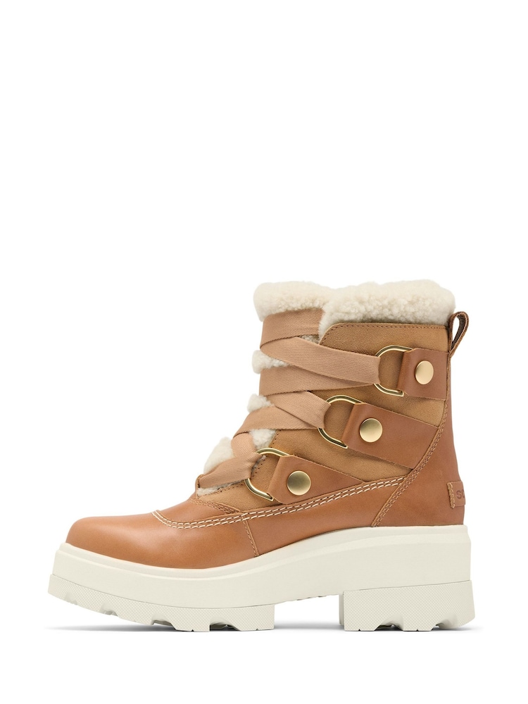 Sorel Joan Forward Cozy Lined Honey White Boots - Image 2 of 10