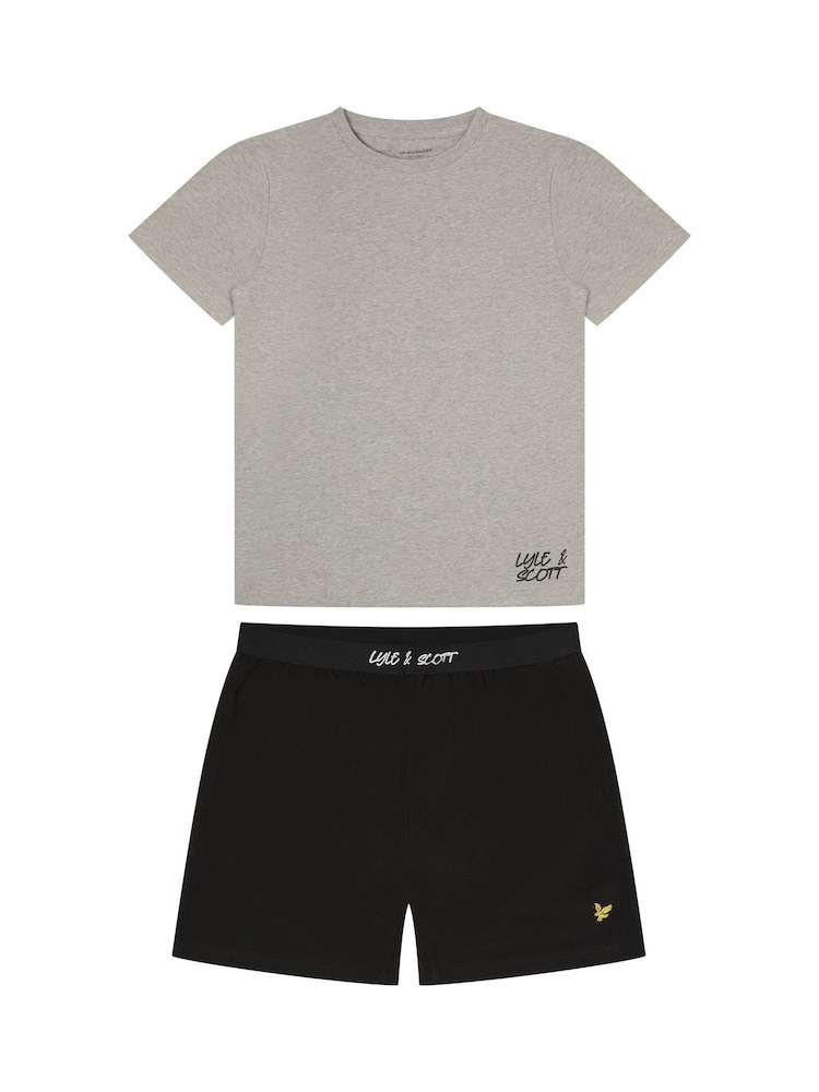 Lyle & Scott Ozzy Sleepwear Shorts Set - صورة 1 من 5 Lyle & Scott Ozzy Sleepwear Shorts Set - صورة 1 من 5