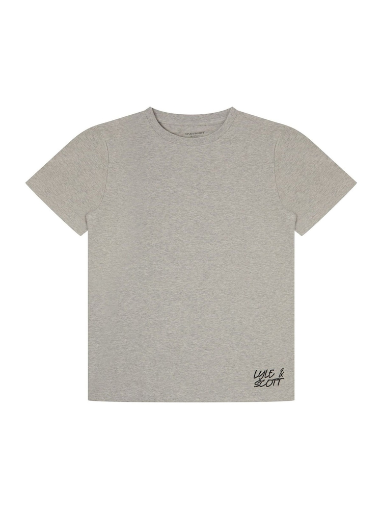 Lyle & Scott Black Boys Ozzy Sleepwear Shorts Set - Image 2 of 5