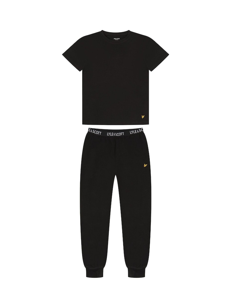 Lyle & Scott Black Boys Daffy Sleepwear Set - Image 1 of 6