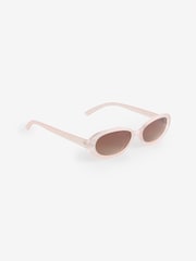 Never Fully Dressed Cream Narrow Oval Sunglasses - Image 5 of 8