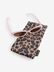 Never Fully Dressed Cream Narrow Oval Sunglasses - Image 8 of 8