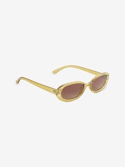 Never Fully Dressed Green Narrow Oval Sunglasses - Image 5 of 8