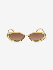 Never Fully Dressed Green Narrow Oval Sunglasses - Image 6 of 8