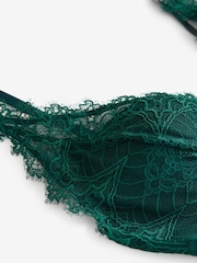 Lipsy Teal Lace Low Plunge Thong Bodysuit - Image 10 of 10