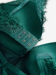 Lipsy Teal Lace Low Plunge Thong Bodysuit - Image 8 of 10