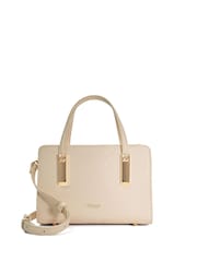 Dune London ECRU Dinkydenbeigh Mini Branded Handle Tote Bag - Image 2 of 5
