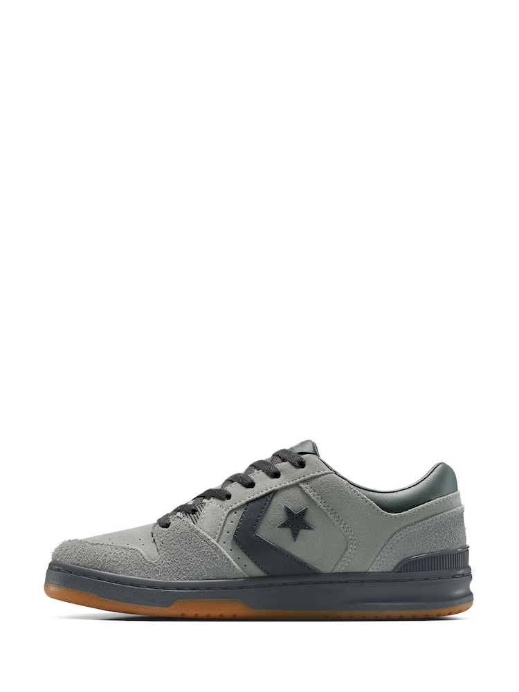 Converse Grey CL98 Suede Low Trainers - Image 2 of 8