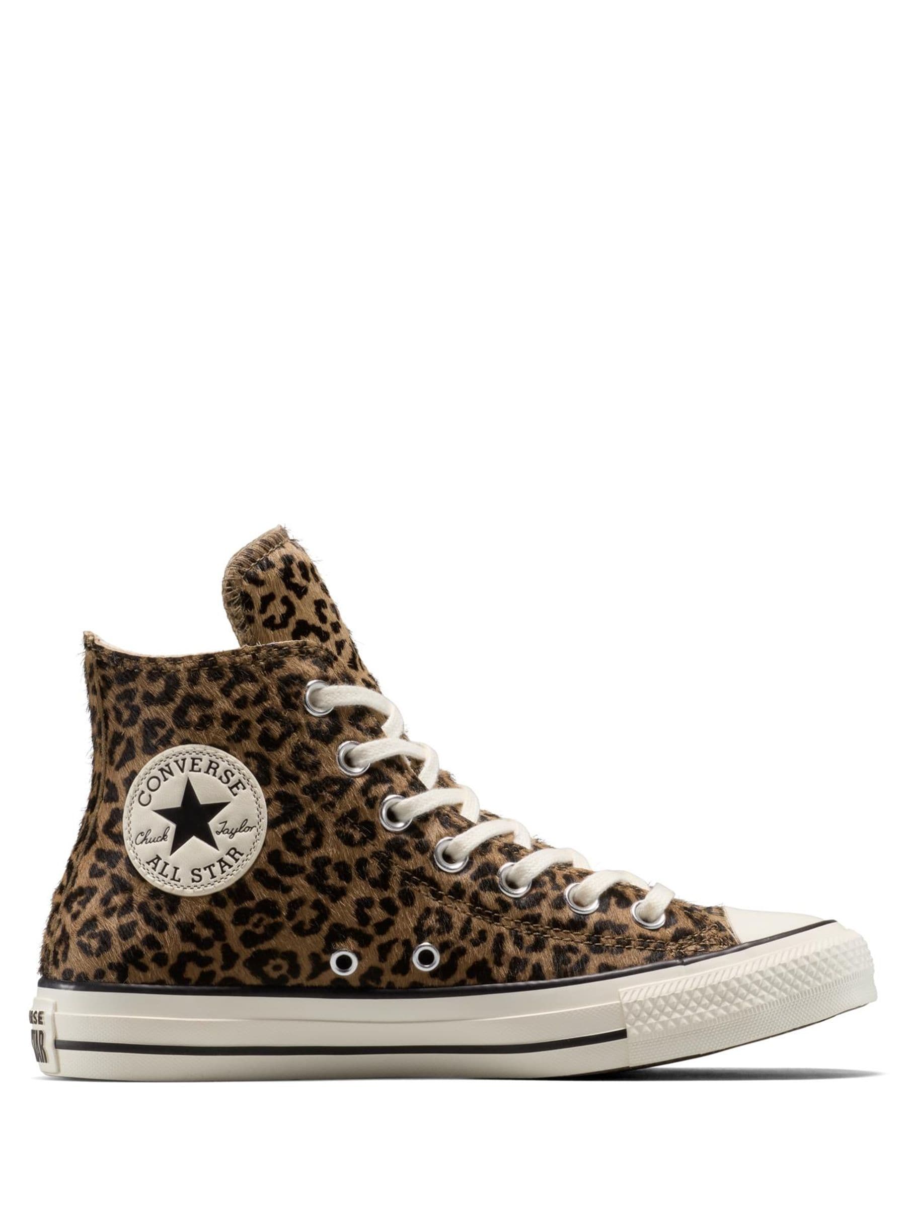 Buy Converse Leopard Brown Chuck Taylor All Over High Trainers
