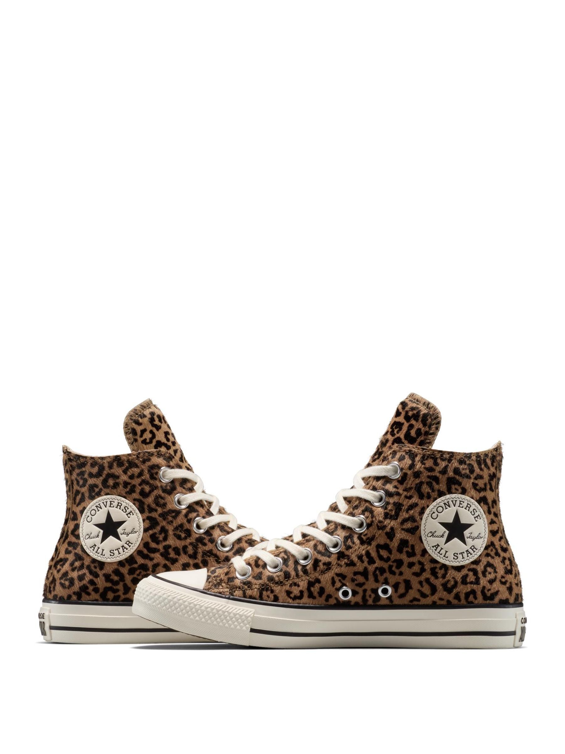 Buy Converse Leopard Brown Chuck Taylor All Over High Trainers