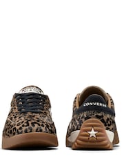 Converse Run Star Leopard Suede All-Over Trainers - תמונה 4 מתוך 7