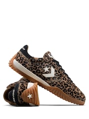 Converse Run Star Leopard Suede All-Over Trainers - תמונה 5 מתוך 7