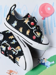 Converse Black Bluey Low Trainers - Image 4 of 5