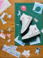 Converse Blue Bluey High Top Trainers - Image 4 of 4