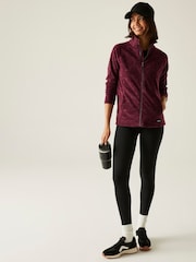 Regatta Red Mayse Full Zip Marl Fabric Fleece - Image 4 of 8