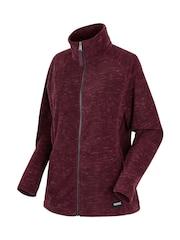 Regatta Red Mayse Full Zip Marl Fabric Fleece - Image 8 of 8