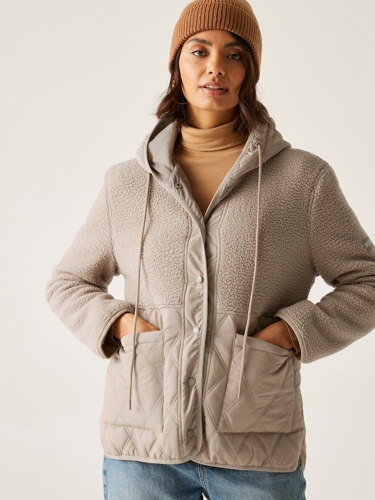 Regatta Cream Mikayla Heavyweight Water Repellent Jacket - Image 1 of 9