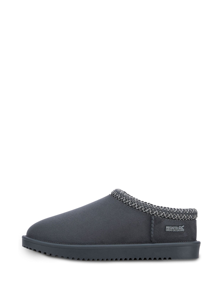 Regatta Grey Risley WP Waterproof Faux Fur shoes - Image 2 of 7