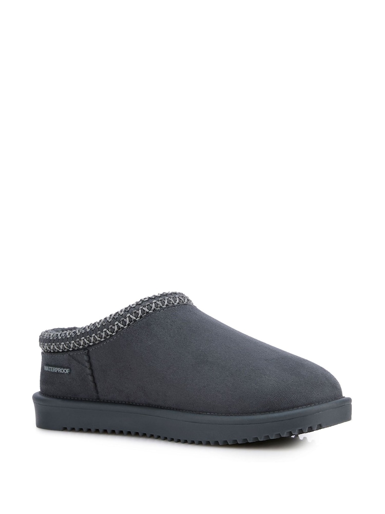 Regatta Grey Risley WP Waterproof Faux Fur shoes - Image 7 of 7