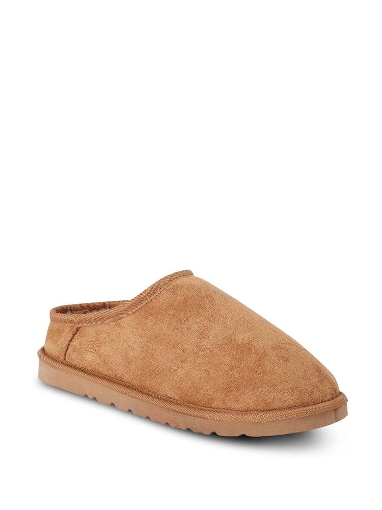 Regatta Brown Solace Slipper Faux Fur Mules - Image 2 of 6 Regatta Brown Solace Slipper Faux Fur Mules - Image 2 of 6