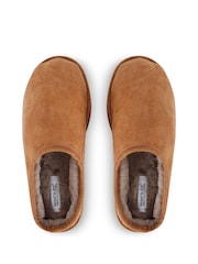 Regatta Brown Solace Slipper Faux Fur Mules - Image 9 of 10