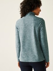 Regatta Green Sweethart Marl Zip Neck Fleece - Image 2 of 4