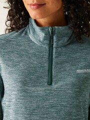 Regatta Green Sweethart Marl Zip Neck Fleece - Image 4 of 4