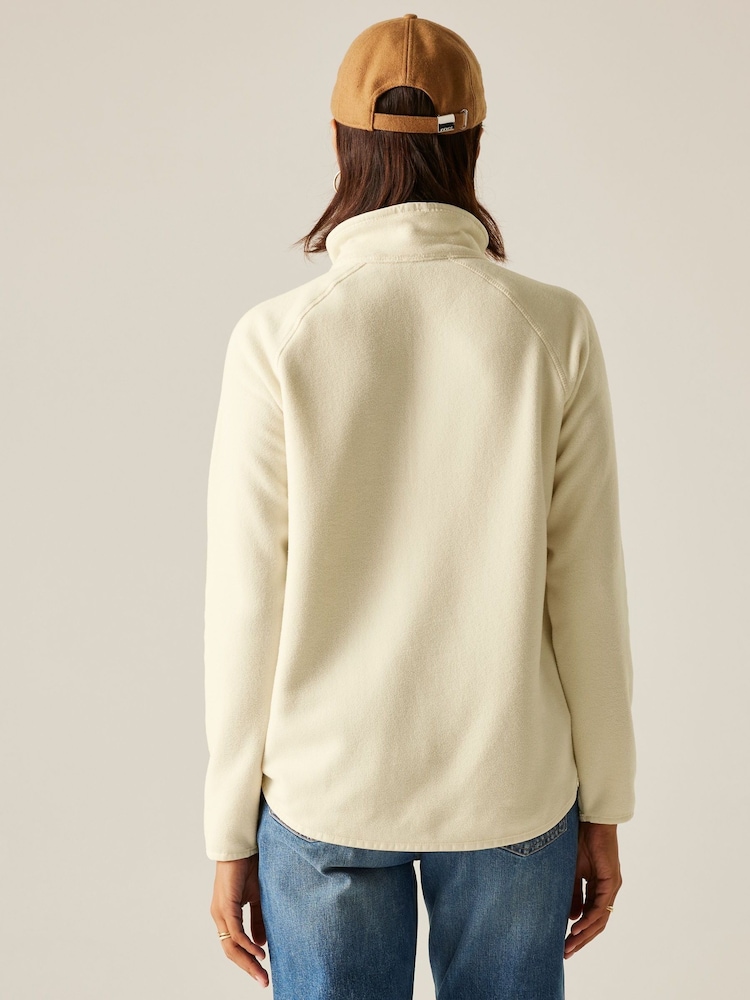 Regatta Cream Womens Frankie Half Zip Fleece - Image 2 of 5 Regatta Cream Womens Frankie Half Zip Fleece - Image 2 of 5