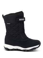 Regatta Black Moritz Snow Boot JNR Isotex Waterproof Boots - Image 1 of 6