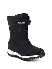 Regatta Black Moritz Snow Boot JNR Isotex Waterproof Boots - Image 4 of 6