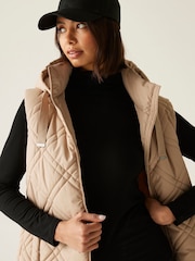 Regatta Natural Rurietta Long Water Repellent Insulated Bodywarmer Coat - Image 4 of 9