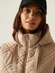 Regatta Natural Rurietta Long Water Repellent Insulated Bodywarmer Coat - Image 6 of 9