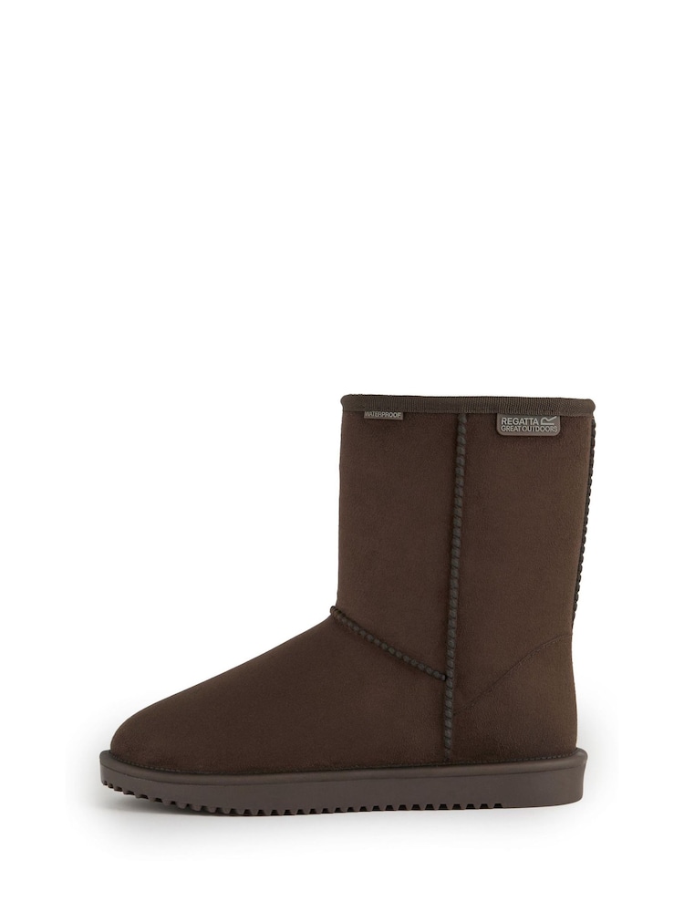 Regatta Brown Risley Waterproof Faux Fur Boots - Image 2 of 6