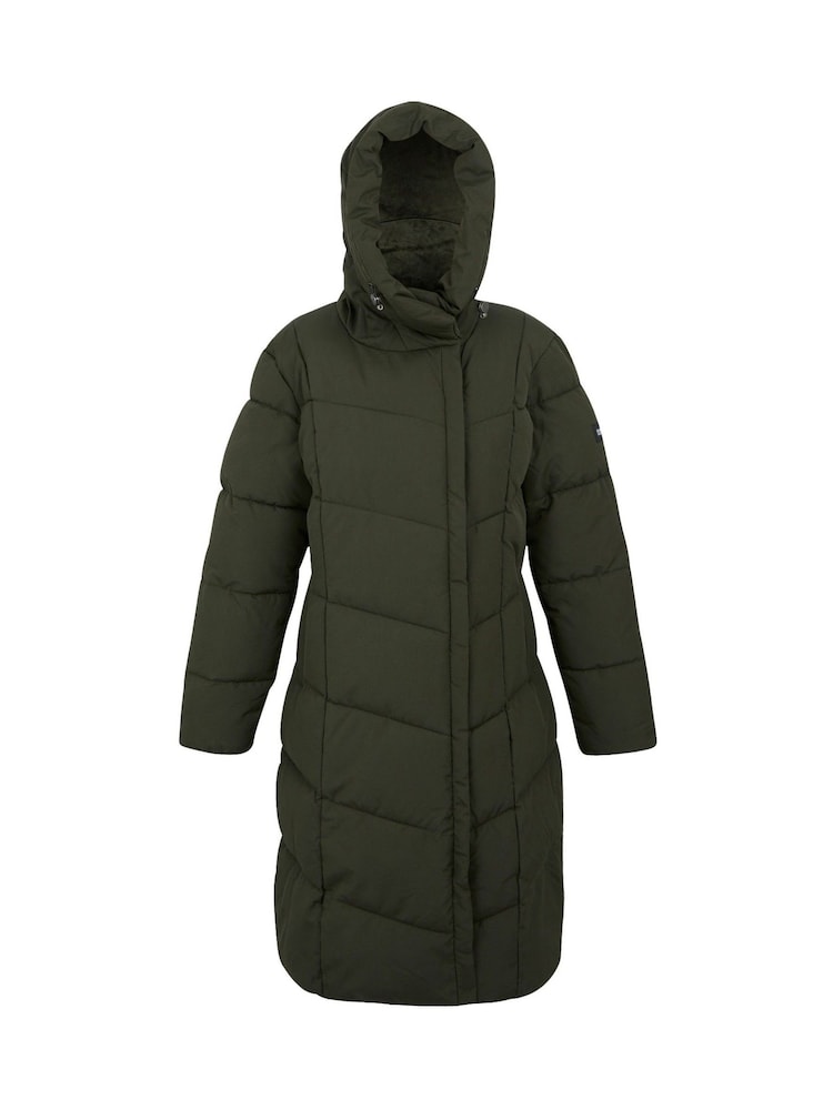 Regatta Green Nurie Heavyweight Water Repellent Coat - Image 1 of 3