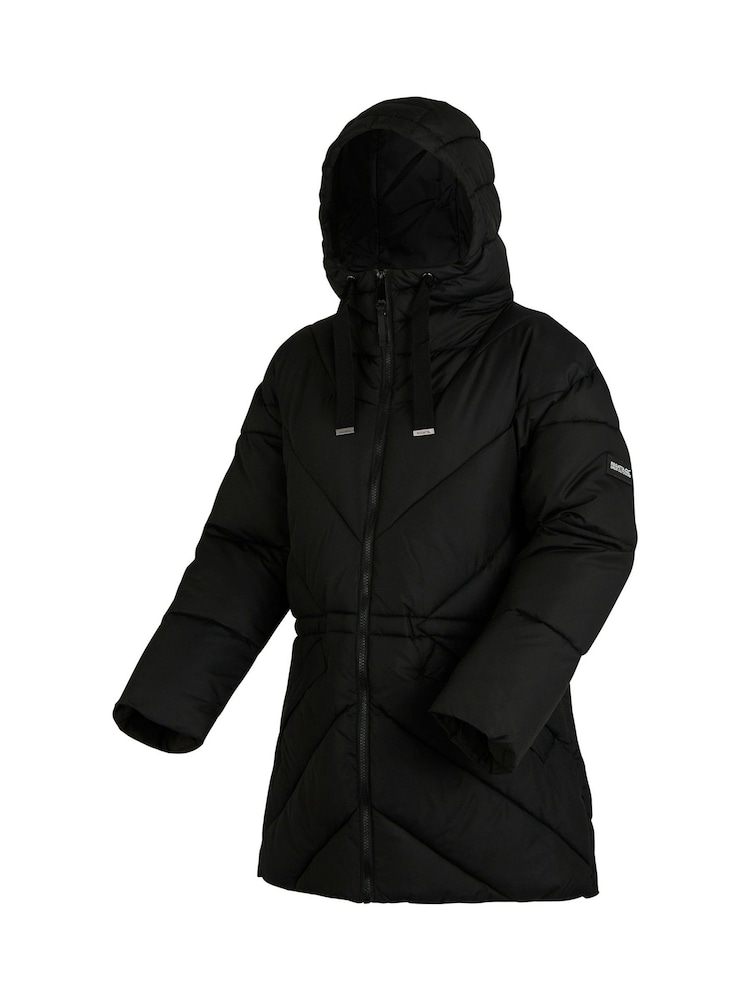 Regatta Black Rusey Heavyweight Water Repellent Jacket - Image 7 of 7 Regatta Black Rusey Heavyweight Water Repellent Jacket - Image 7 of 7