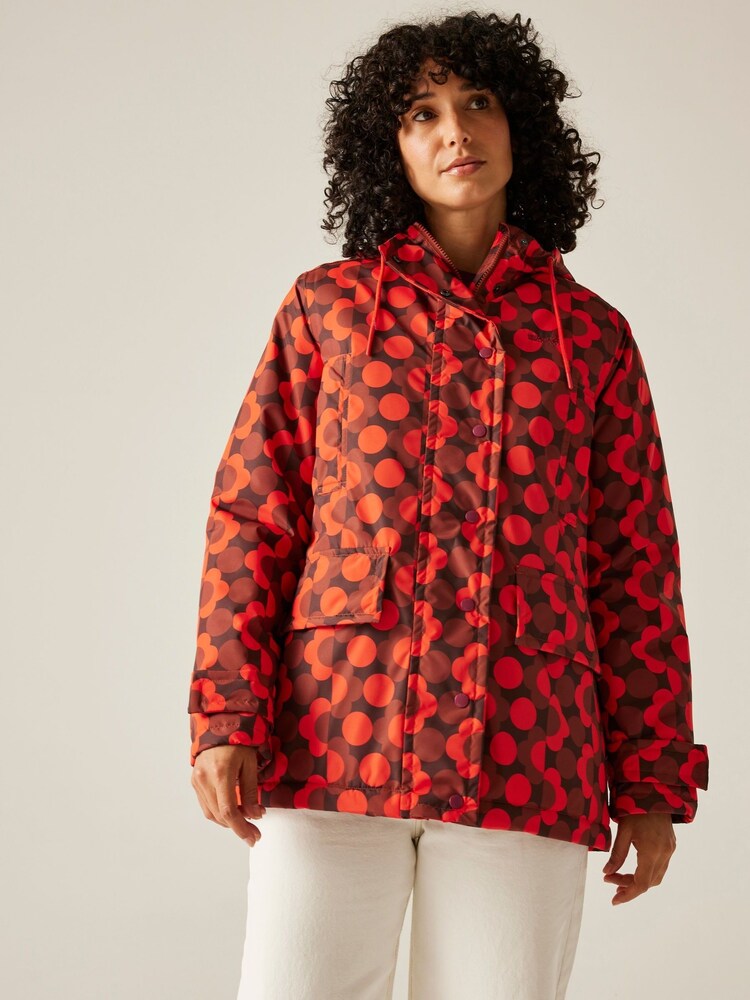 Regatta Red Orla Mid Length Waterproof Insulated Jacket - Image 1 of 9