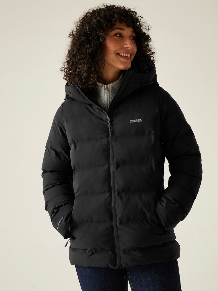 Regatta Black Womens Altoro Thermal Waterproof Heavyweight Jacket - Image 2 of 9