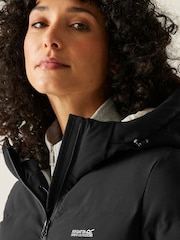 Regatta Black Womens Altoro Thermal Waterproof Heavyweight Jacket - Image 8 of 9