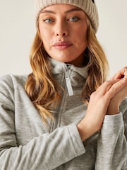 Regatta Grey Mayse Full Zip Marl Fabric Fleece - Image 4 of 7