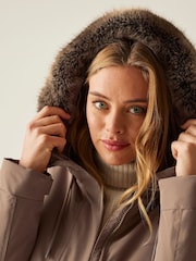 Regatta Brown Sabinka Isotex 10000 Waterproof And Breathable Jacket - Image 6 of 9