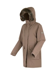 Regatta Brown Sabinka Isotex 10000 Waterproof And Breathable Jacket - Image 9 of 9