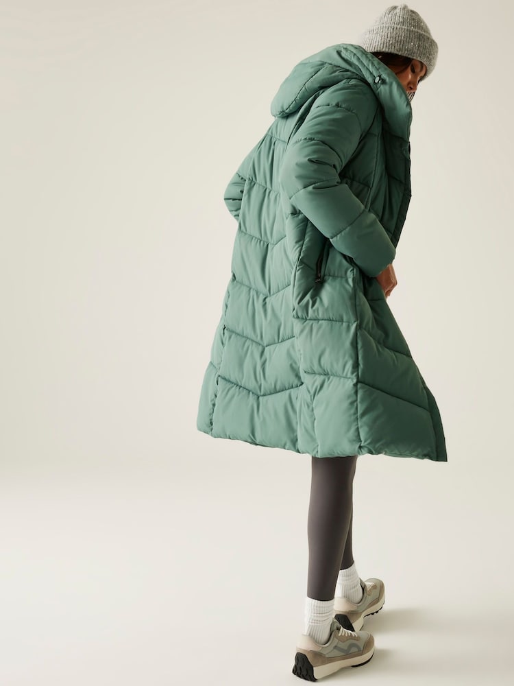 Regatta Dark Green Nurie Heavyweight Water Repellent Coats - Image 2 of 5